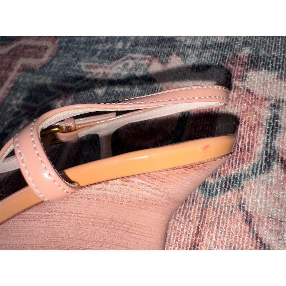 Prada Pink Strappy Wedge Sandals - Picture 7 of 11